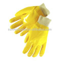 Guantes de PVC Single Dipped para trabajos pesados